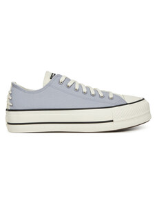 Converse Trampki Chuck Taylor All Star Lift Platform Crafted Laces A12553C Fioletowy