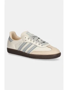 adidas Originals sneakersy skórzane Samba OG W kolor beżowy JH7299