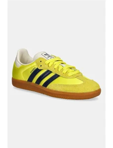 adidas Originals sneakersy Samba OG damskie kolor żółty JI2594