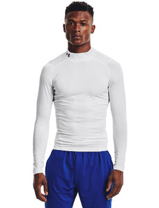 T-shirt Under Armour Hg Armour Comp Mock LS White/ Black S