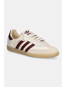 adidas Originals sneakersy skórzane Samba OG kolor beżowy JS3830