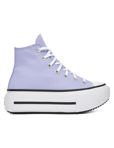 Converse Trampki Chuck Taylor All Star Lift Double Stack A15206C Fioletowy