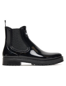 HUGO Kalosze Tabita Rain Bootie 50498397 Czarny