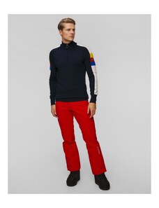 Granatowy Golf Z Zamkiem Męski We Norwegians Varden