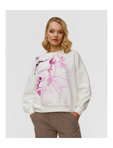 Czarna Bluza Damska Z Printem Deha