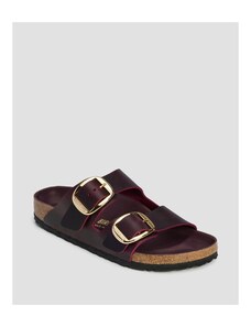 Bordowe Klapki Damskie Birkenstock Arizona Big Buckle Narrow