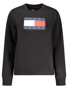 TOMMY HILFIGER CZARNA BLUZA DAMSKA Z ROZPINANYM NA ZAMEK