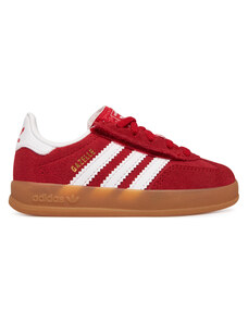Sneakersy adidas Gazelle Indoor Comfort Closure Elastic Lace IH9132 Czerwony