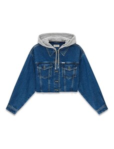 GUESS JEANS Kurtka przejściowa niebieski denim