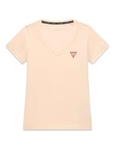 GUESS Koszulka pastelowy róż