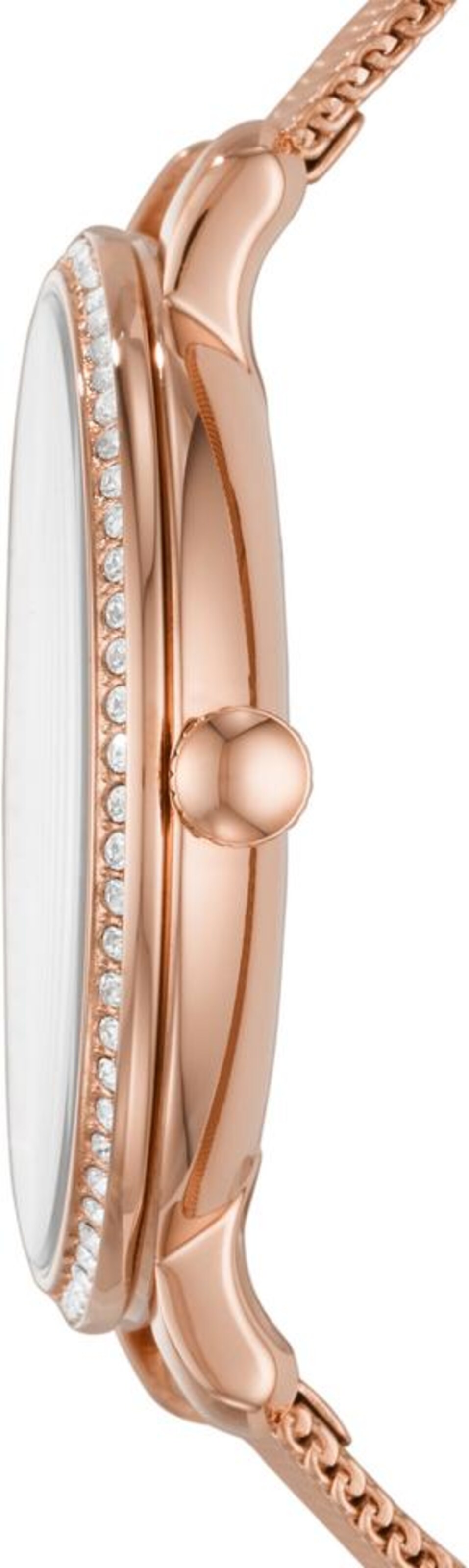 FOSSIL Zegarek analogowy 'Jacqueline, ES4628' różowe złoto