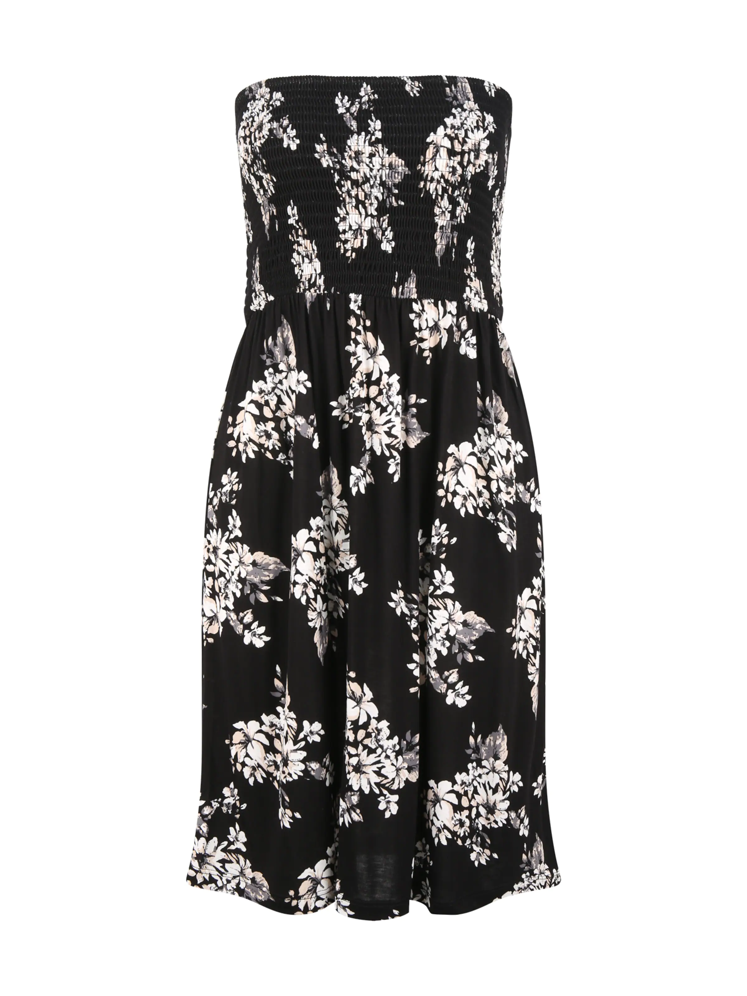 LASCANA Letnia sukienka 'Jasmine' beżowy / szary / czarny / biały