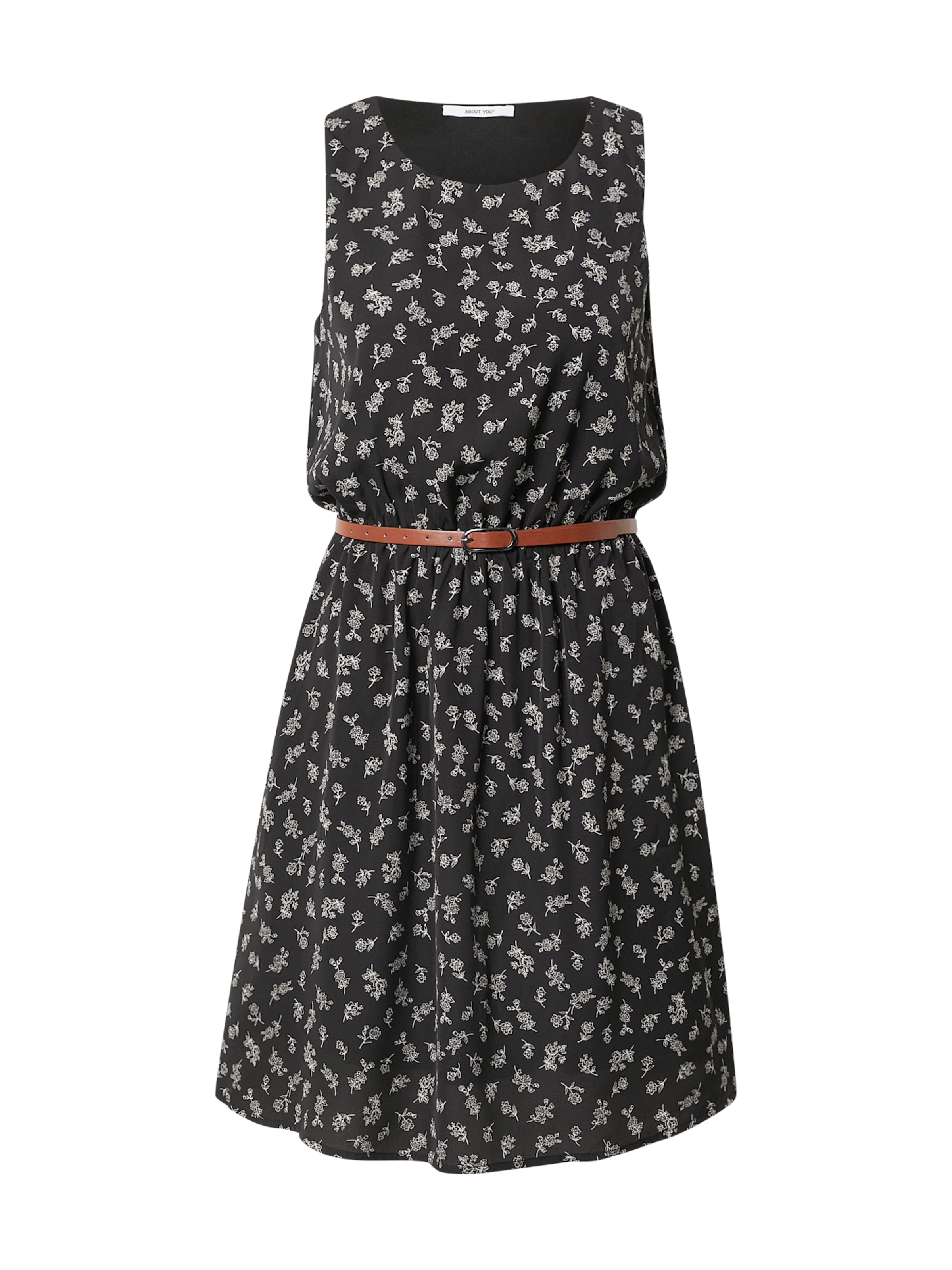 ABOUT YOU Sukienka 'Ragna' czarny / biały