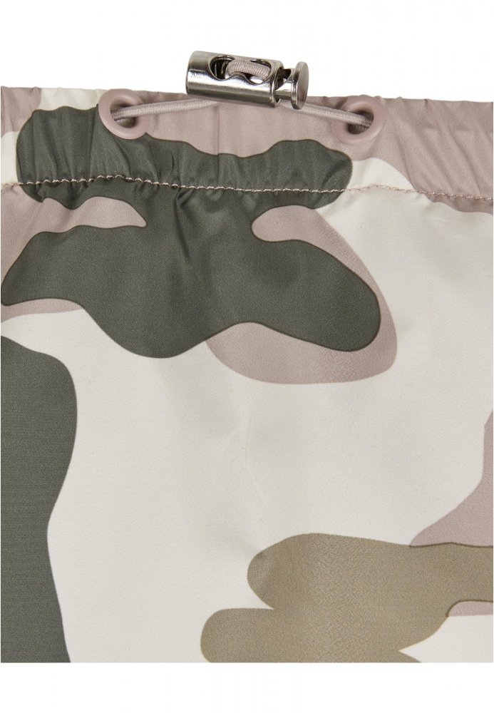 URBAN CLASSICS Ladies Camo Pull Over Jacket - duskrose camo