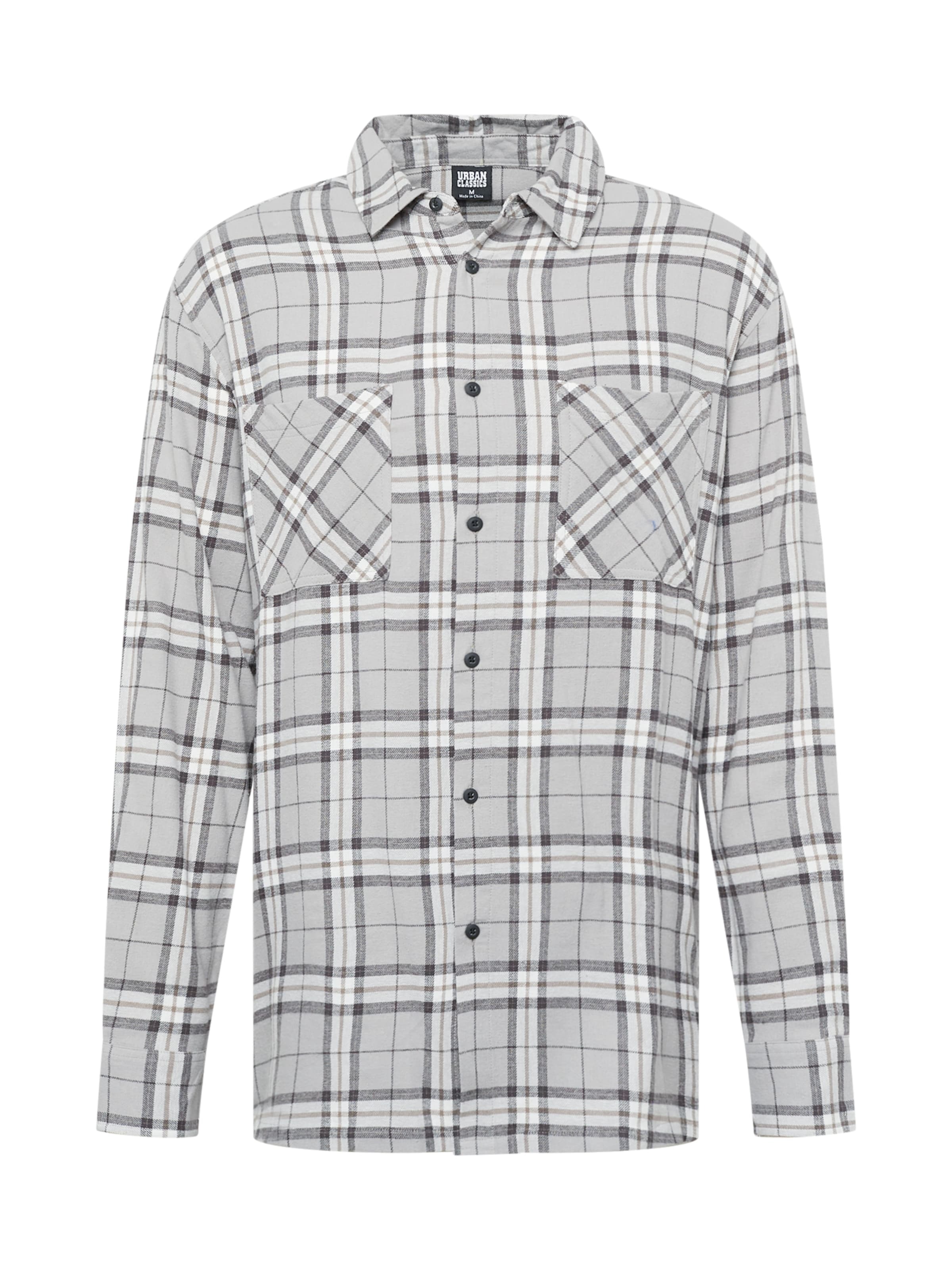 Urban Classics Koszula jasnobrązowy / szary / czarny / biały