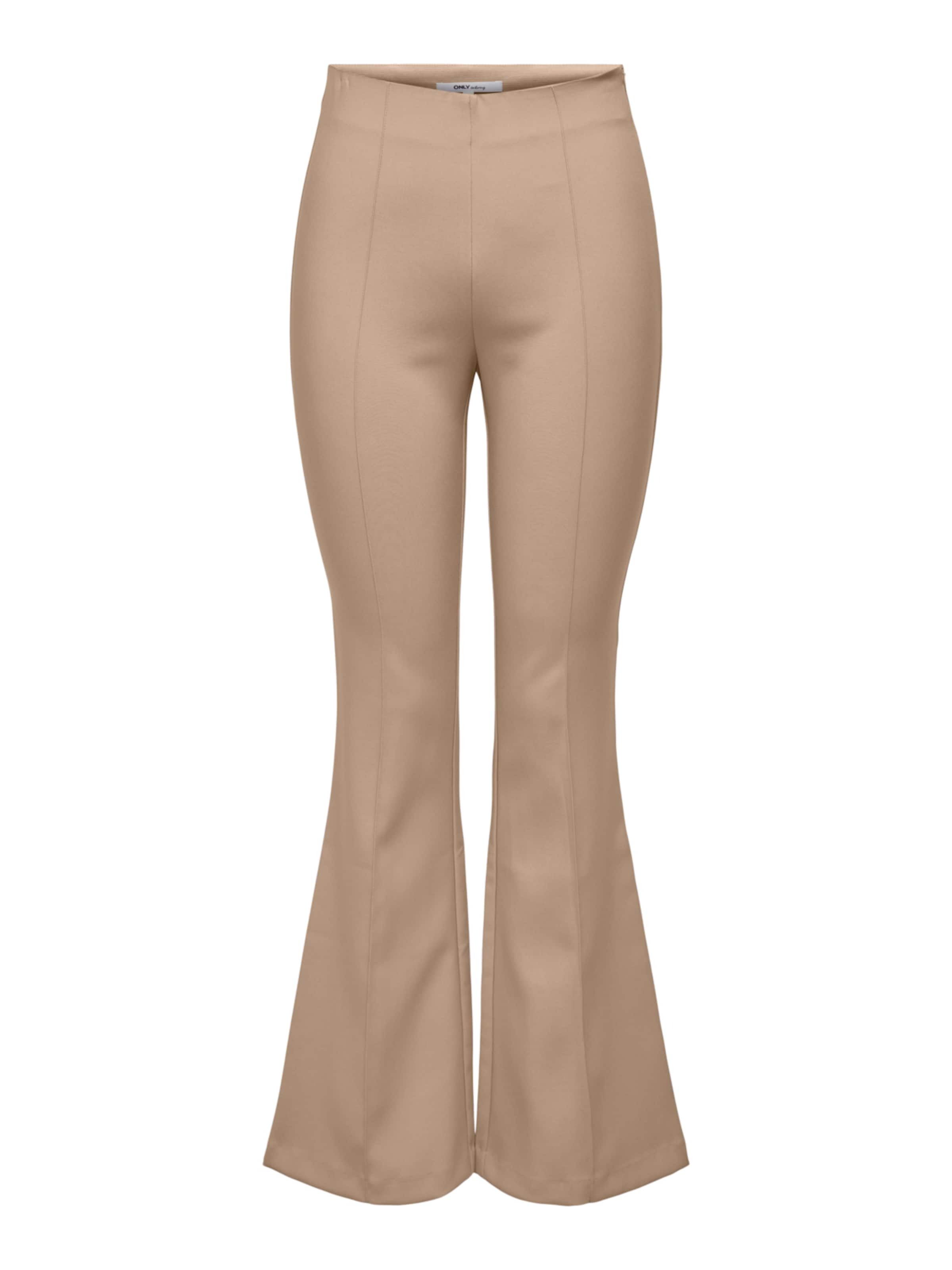 ONLY Spodnie w kant 'ASTRID' beżowy