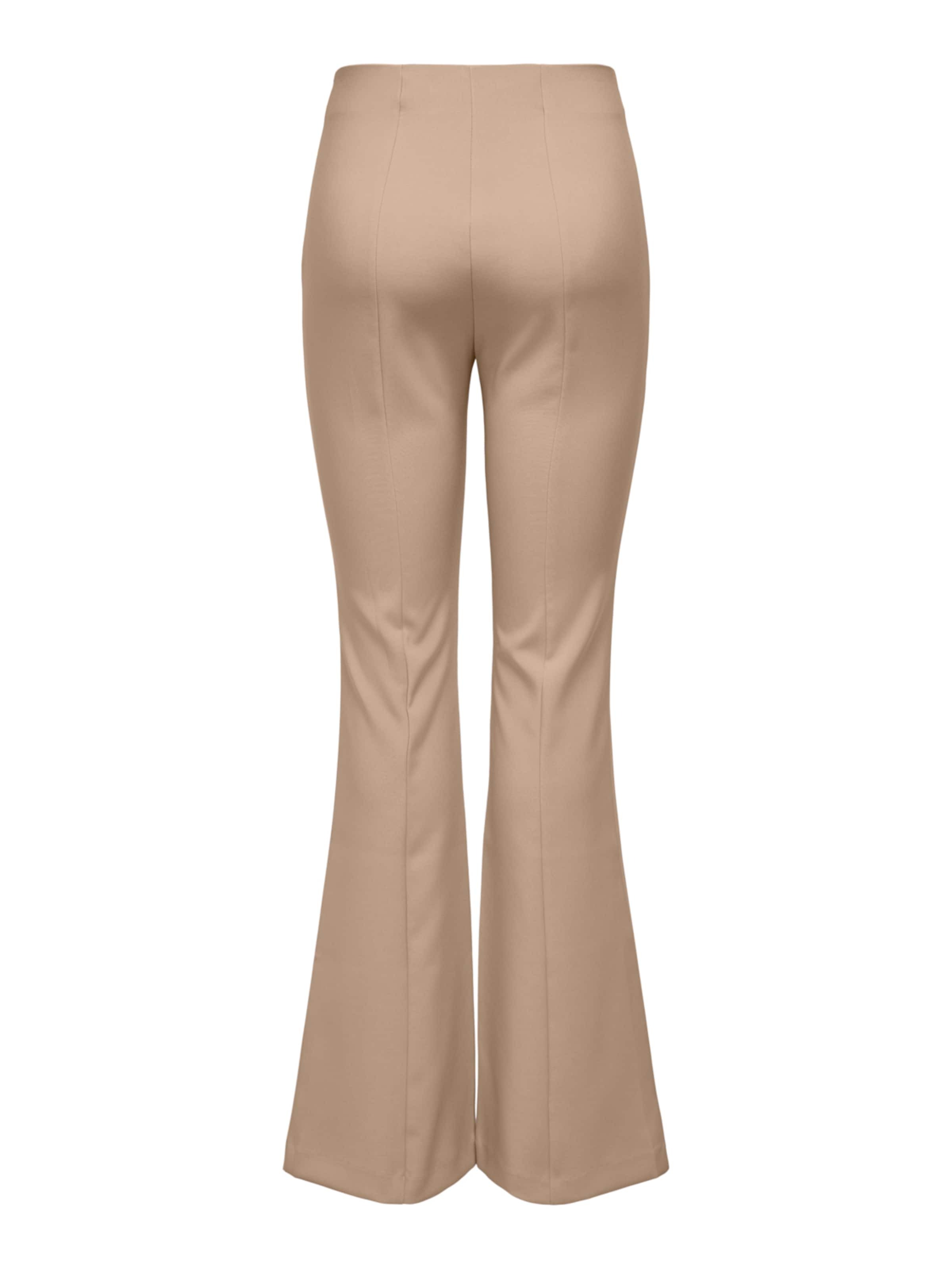 ONLY Spodnie w kant 'ASTRID' beżowy