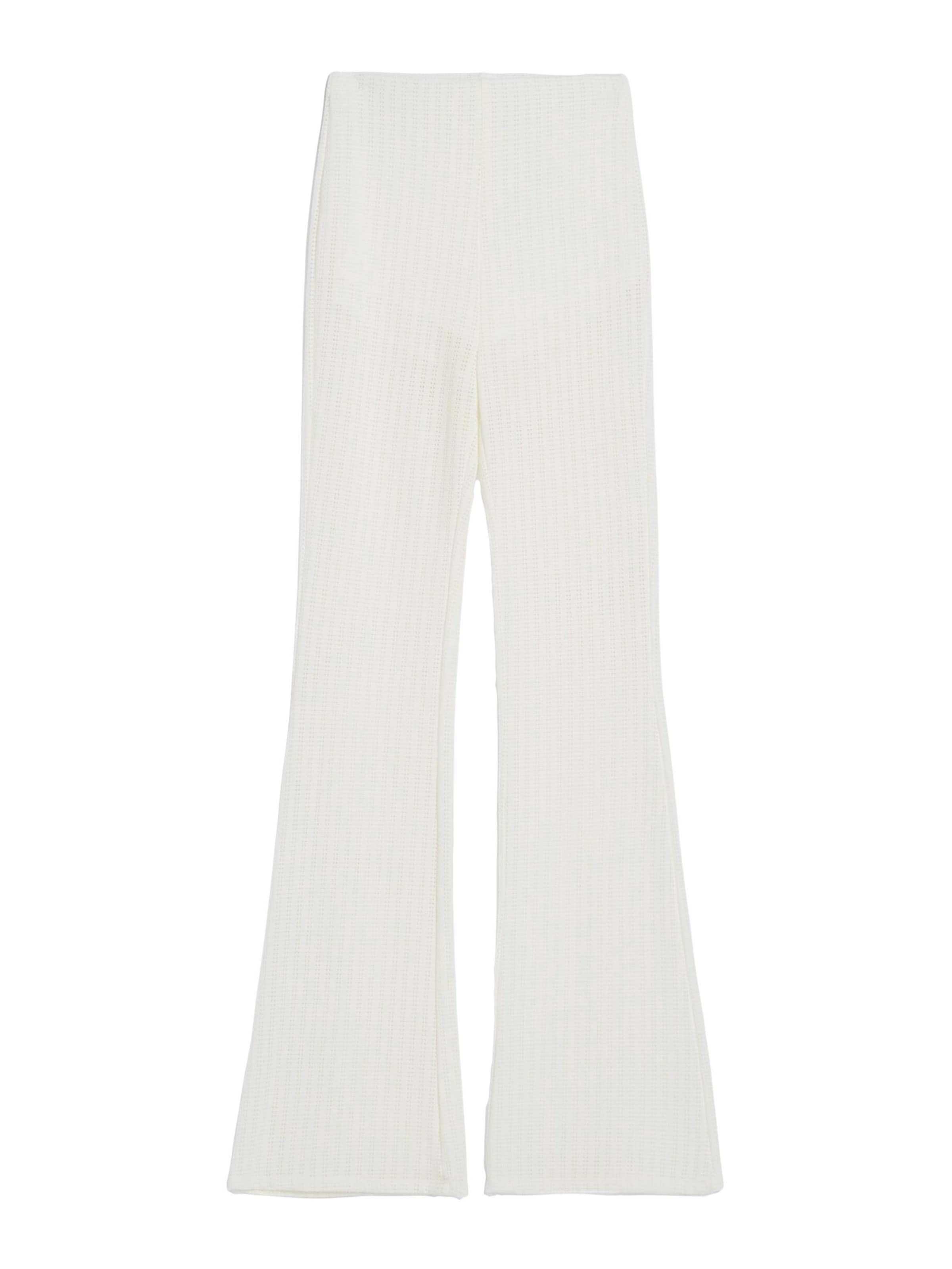 Bershka Spodnie ecru