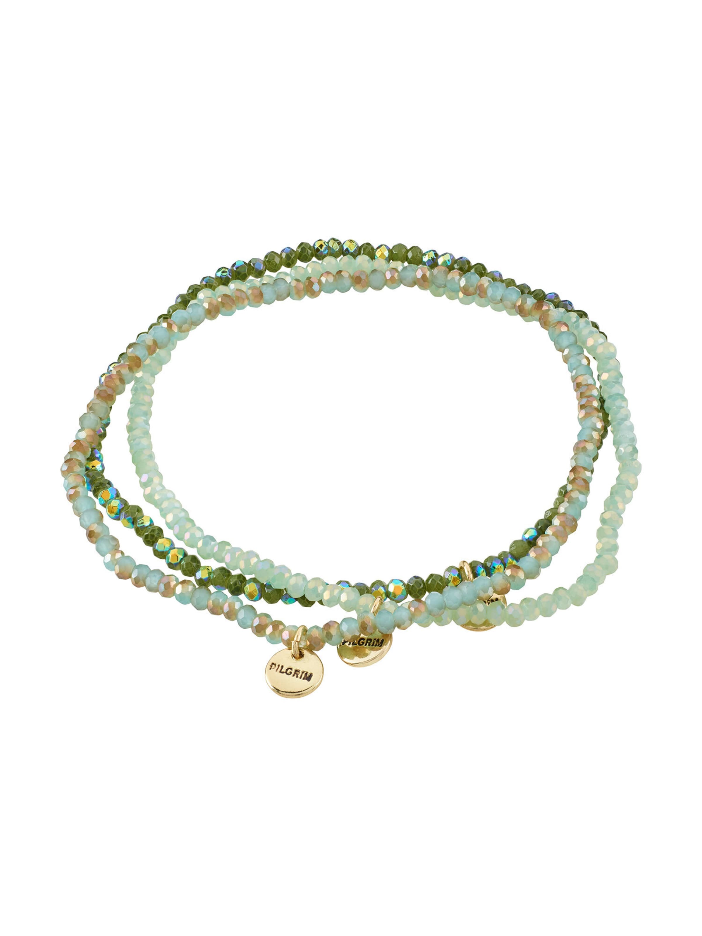 Pilgrim Opaska 'Indigo' turkusowy / złoty / zielony / miętowy