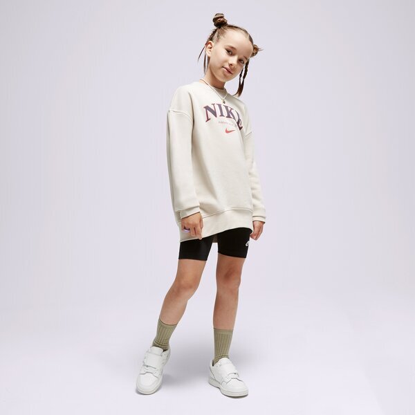 Nike Szorty (G)Nsw 7In Bike Shrt Blk Girl Dziecięce Odzież Szorty i sukienki DX5066-010 Czarny