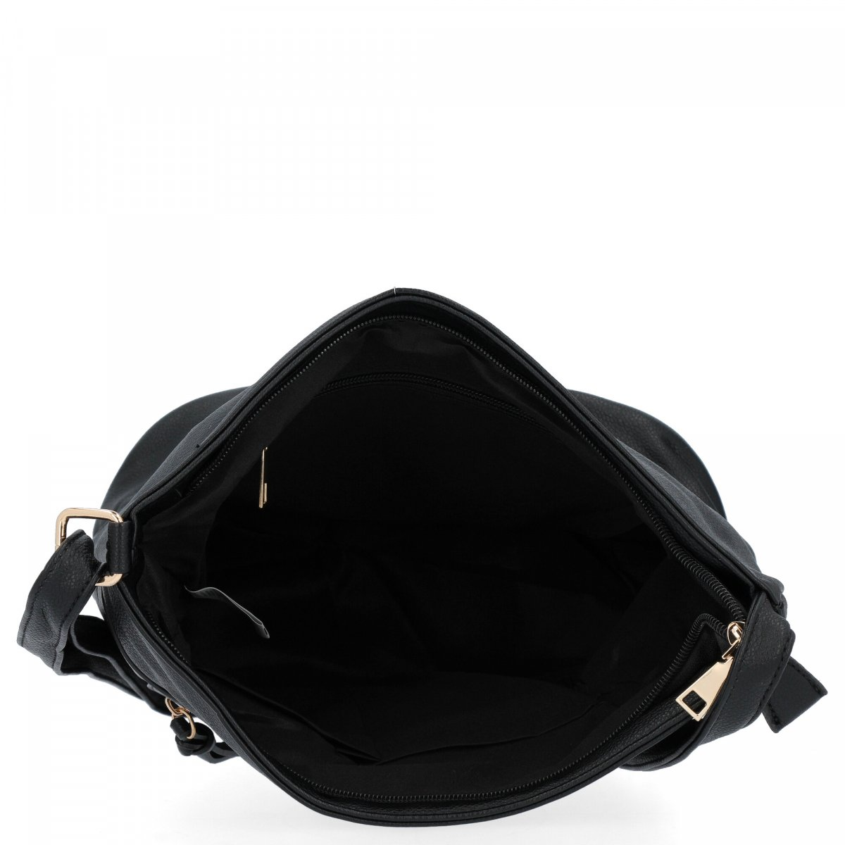 Uniwersalna Torebka Damska Listonoszka firmy Herisson 1052L2092 Czarna