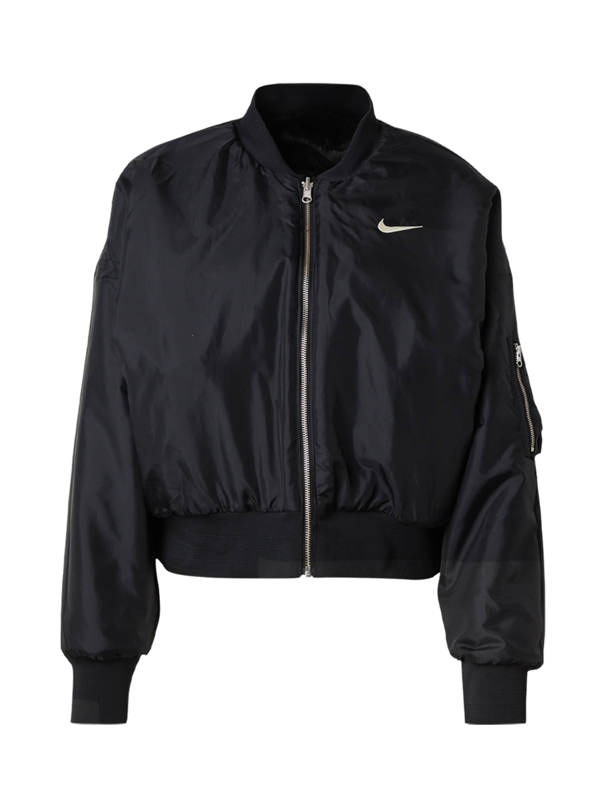 Nike Sportswear Kurtka przejściowa czarny / biały