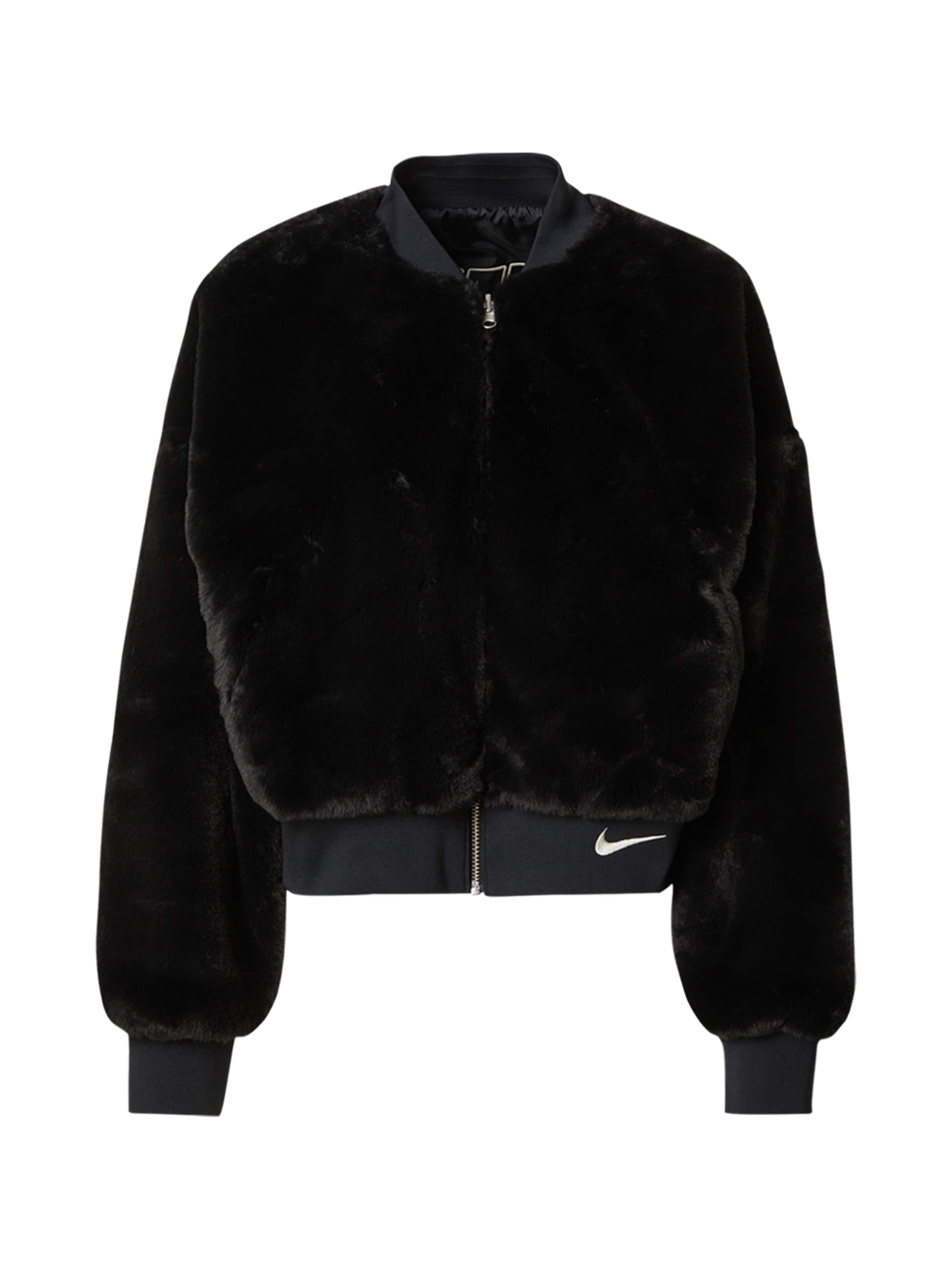 Nike Sportswear Kurtka przejściowa czarny / biały