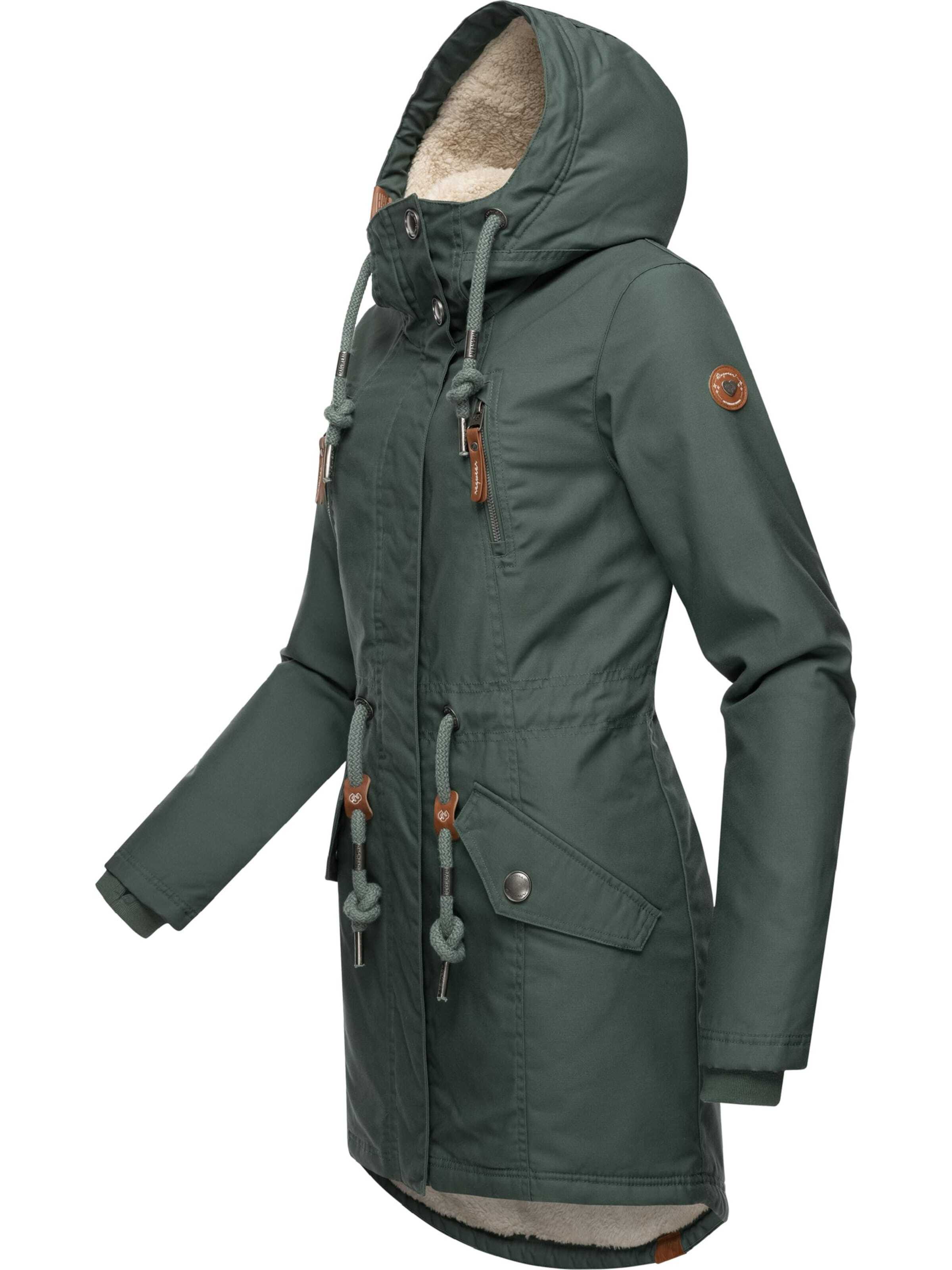 Ragwear Parka zimowa 'Elsie' zielony