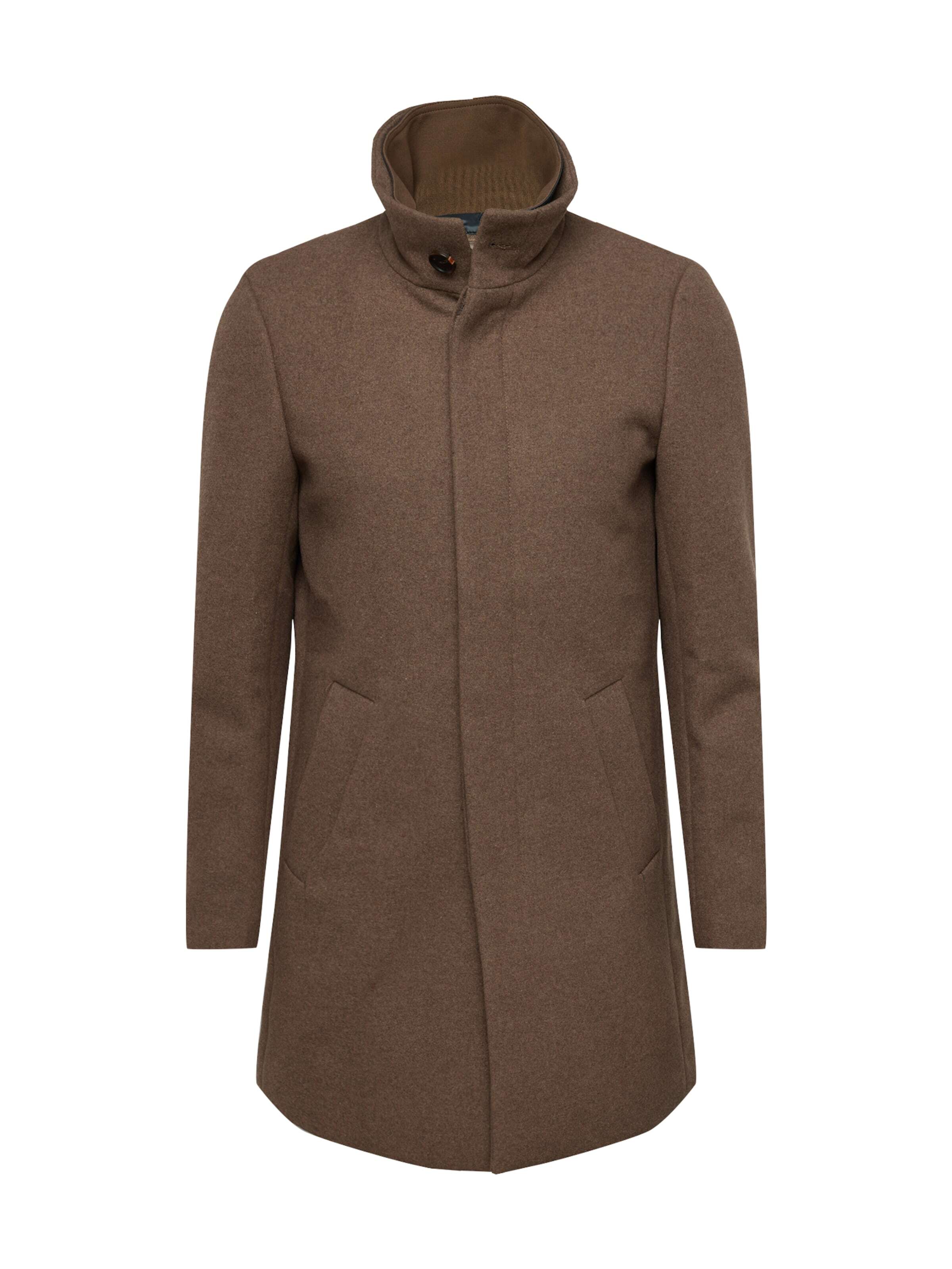 Matinique Płaszcz przejściowy 'Harvey' brązowy