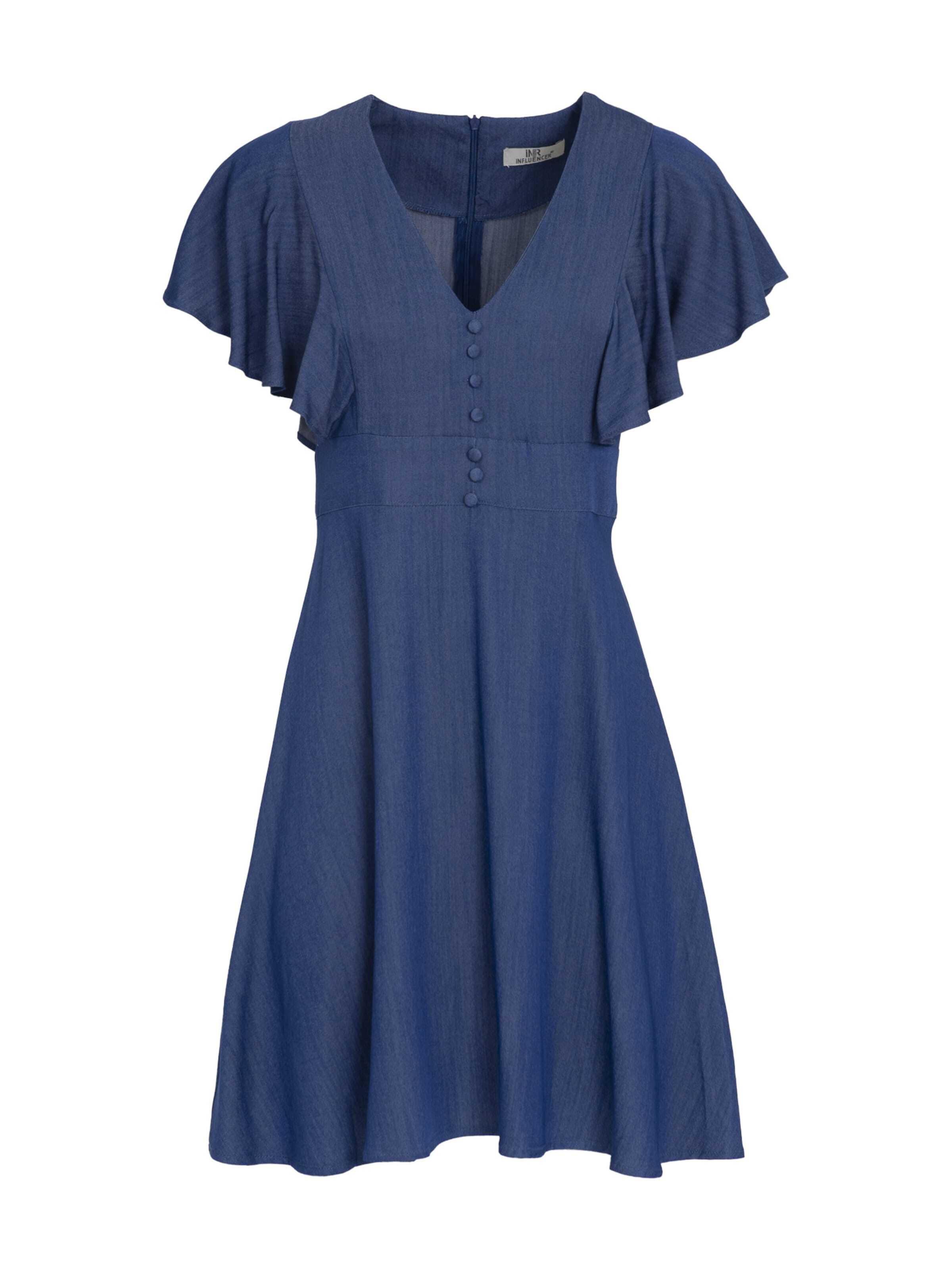 Influencer Sukienka niebieski denim