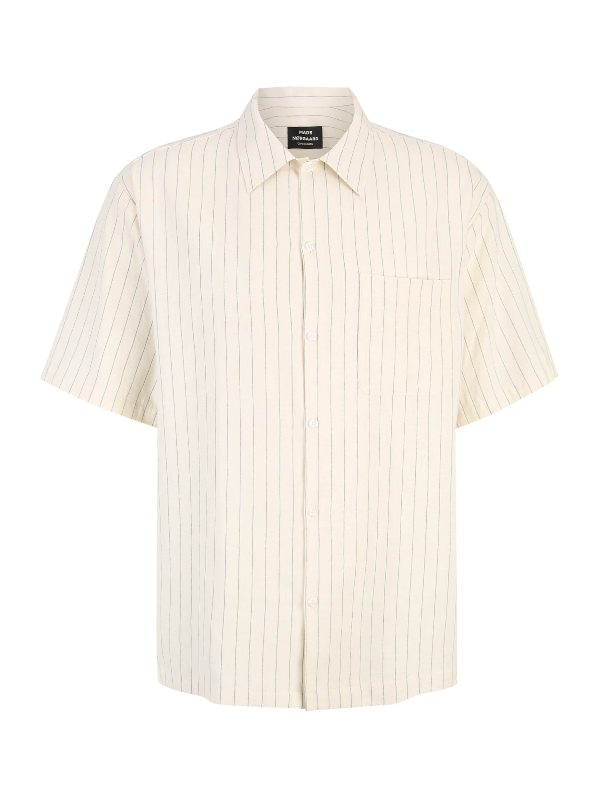 MADS NORGAARD COPENHAGEN Koszula kremowy / szary