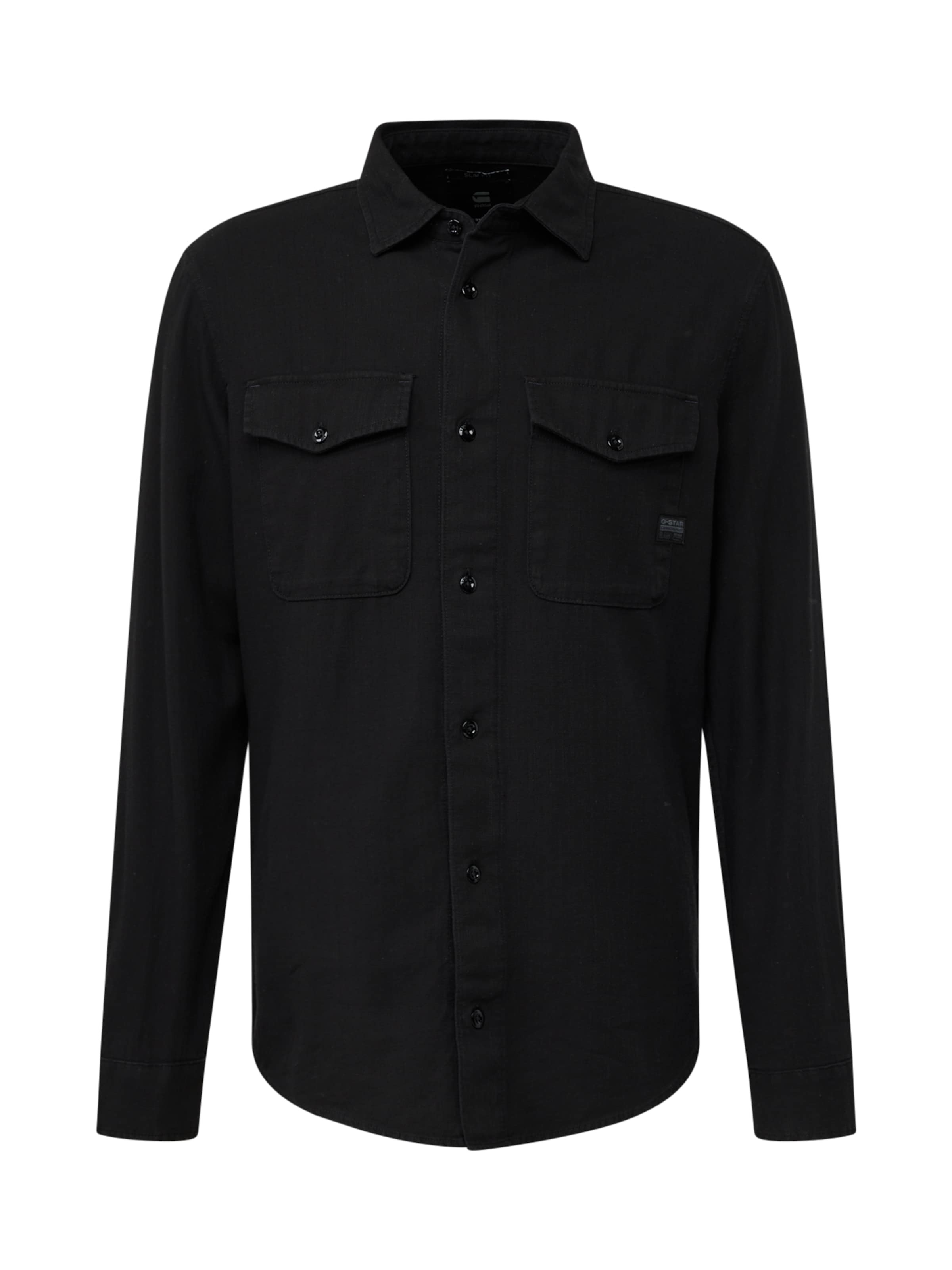 G-STAR Koszula 'Marine' czarny denim