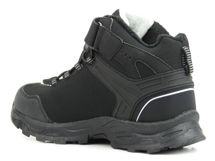 Śniegowce dziecięce z softshell i tripletex - AMERICAN CLUB HL 25/22, czarne