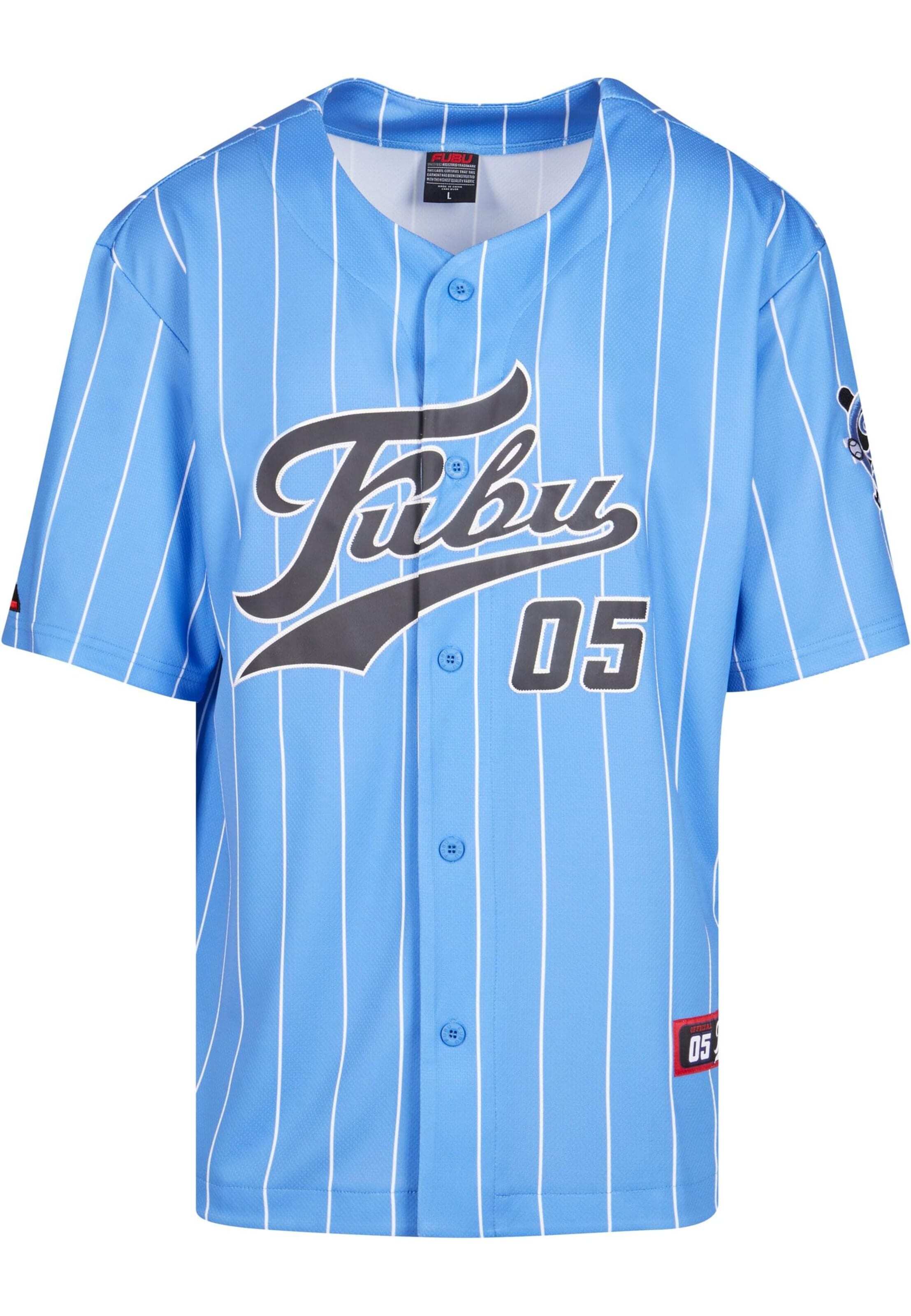 FUBU Koszula 'Fubu Varsity' jasnoniebieski / antracytowy / biały