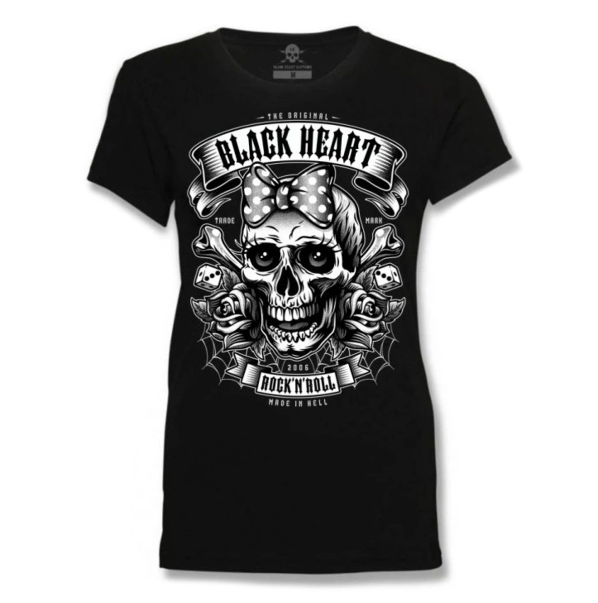 Koszulka street damskie - MISS MURDER - BLACK HEART - 12933