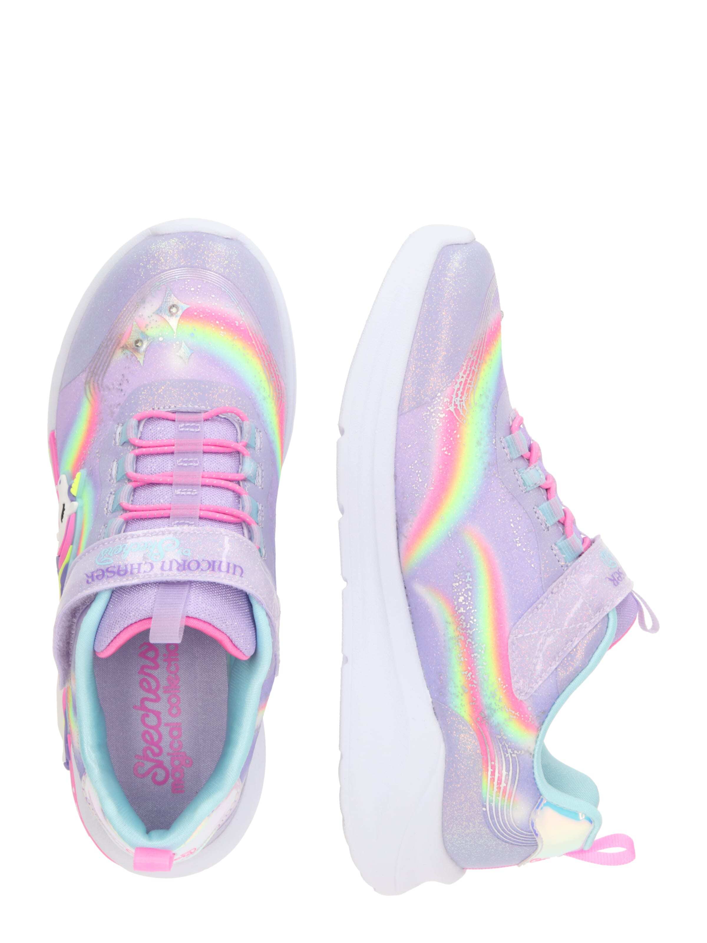 SKECHERS Trampki 'Unicorn Chaser' turkusowy / żółty / lawenda / jasnoróżowy