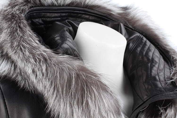 CARLO MONTI HLN450_2 - pikowana kurtka skórzana damska na jesień i zimę DORJAN