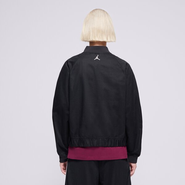 Kurtka Przejściowa W Jordan Varsity Jkt Ssnl C Damskie Odzież Kurtki przejściowe FN5786-010 Czarny