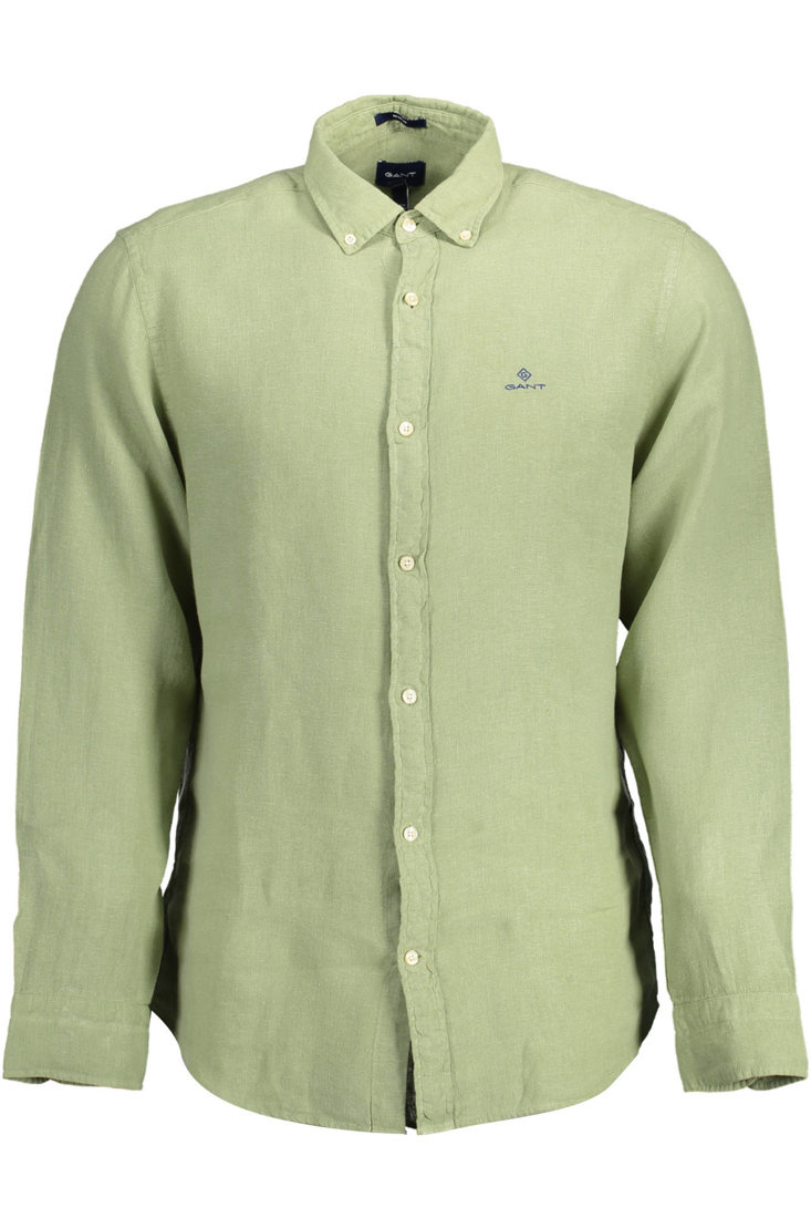 ZIELONA KOSZULA Z DŁUGIM RĘKAWEM GANT