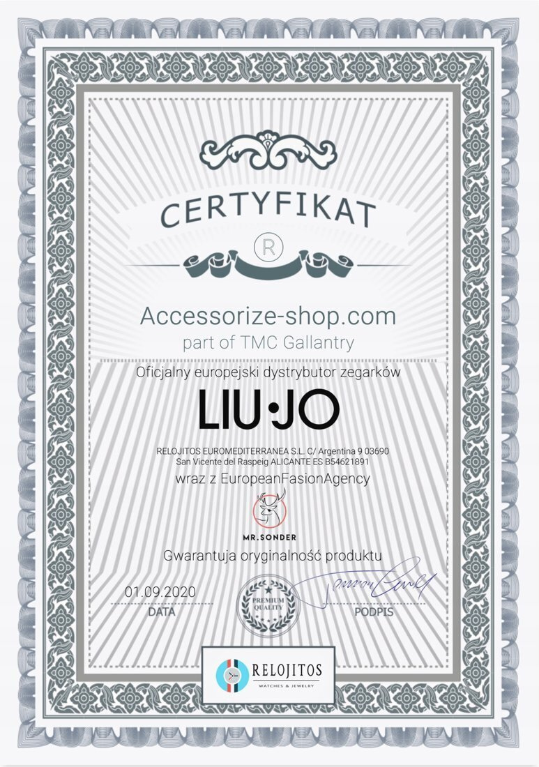 Zegarek LIUJO TLJ965. Kwarcowy, Kolor biały. Mężczyzna.