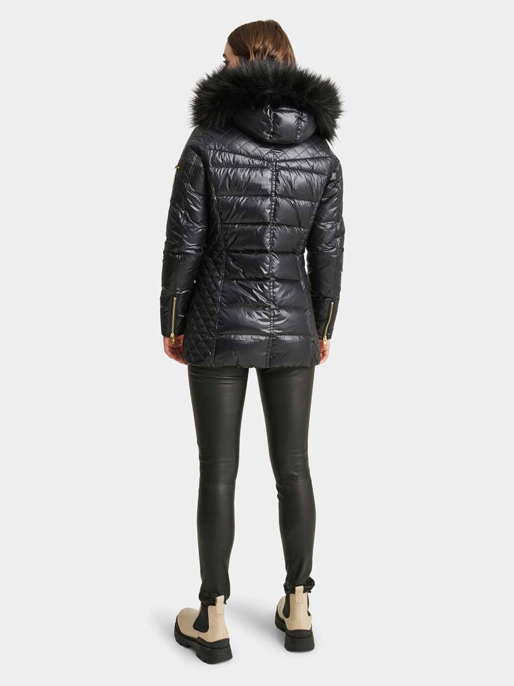 ROCKANDBLUE EVE 75 cm - Damska kurtka puchowa o bardzo wąskim kroju