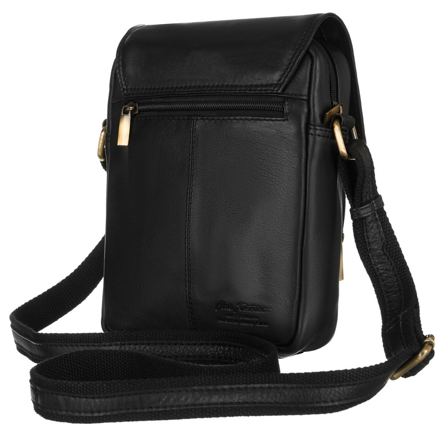 Saszetka męska z naturalnej skóry Peterson PTN 372-NDM