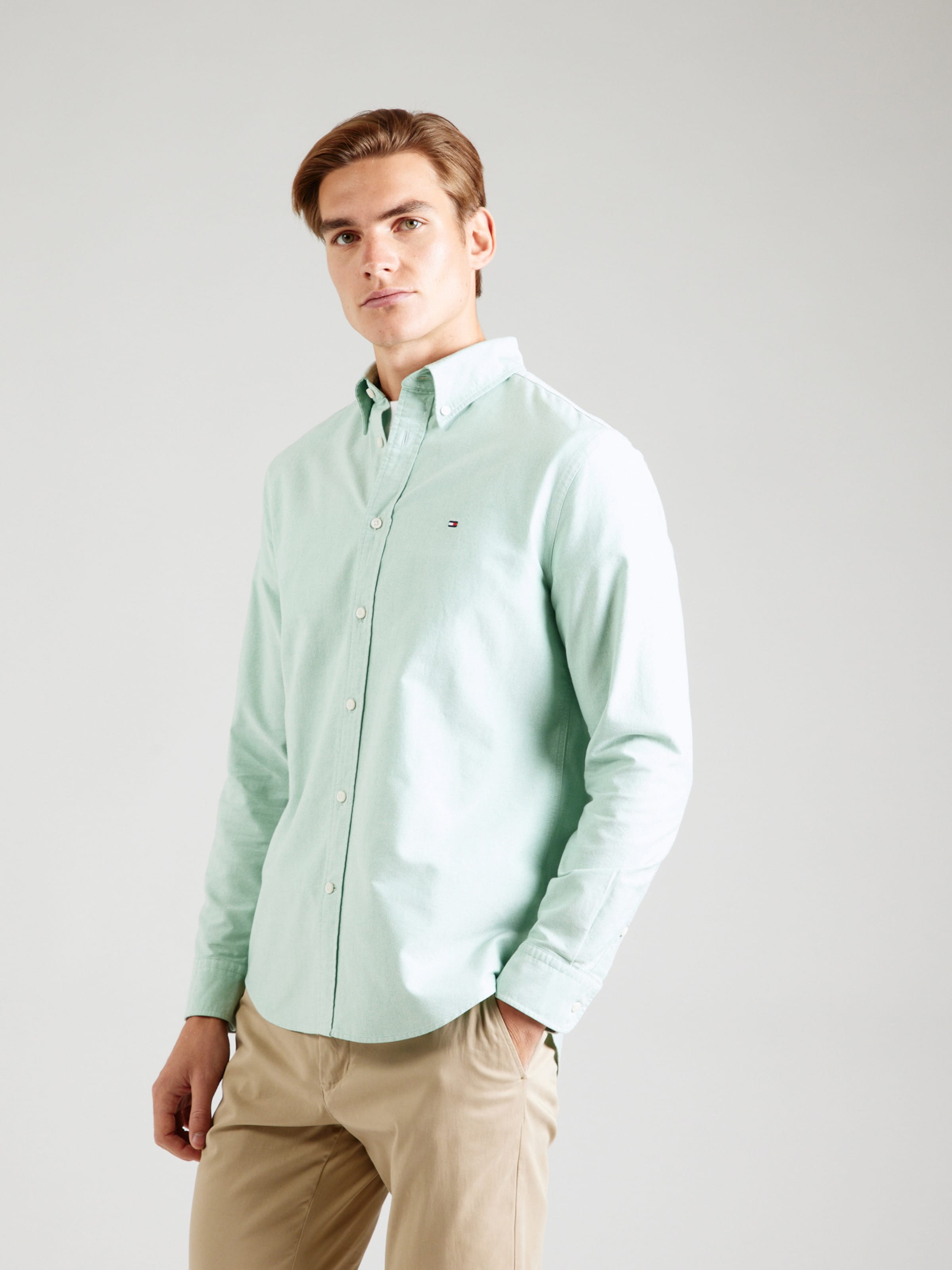 TOMMY HILFIGER Koszula 'Heritage' miętowy