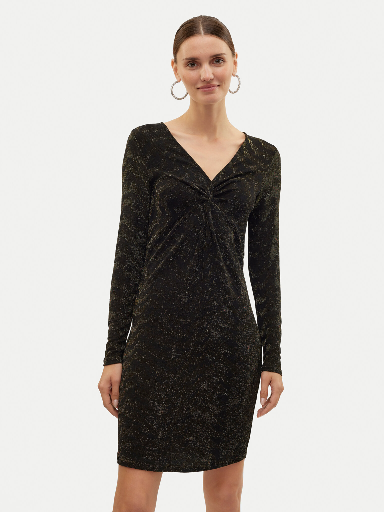 Vero Moda Sukienka koktajlowa Lucy 10316745 Brązowy Slim Fit