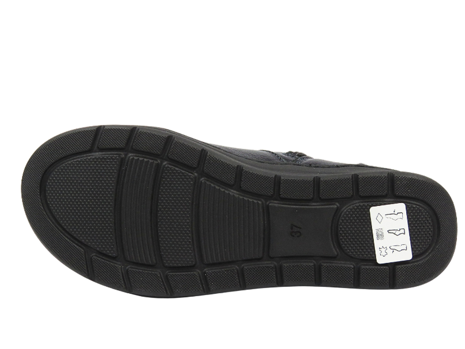 Helios Komfort Wygodne botki damskie z miękkiej skóry - Helios 564, granatowe