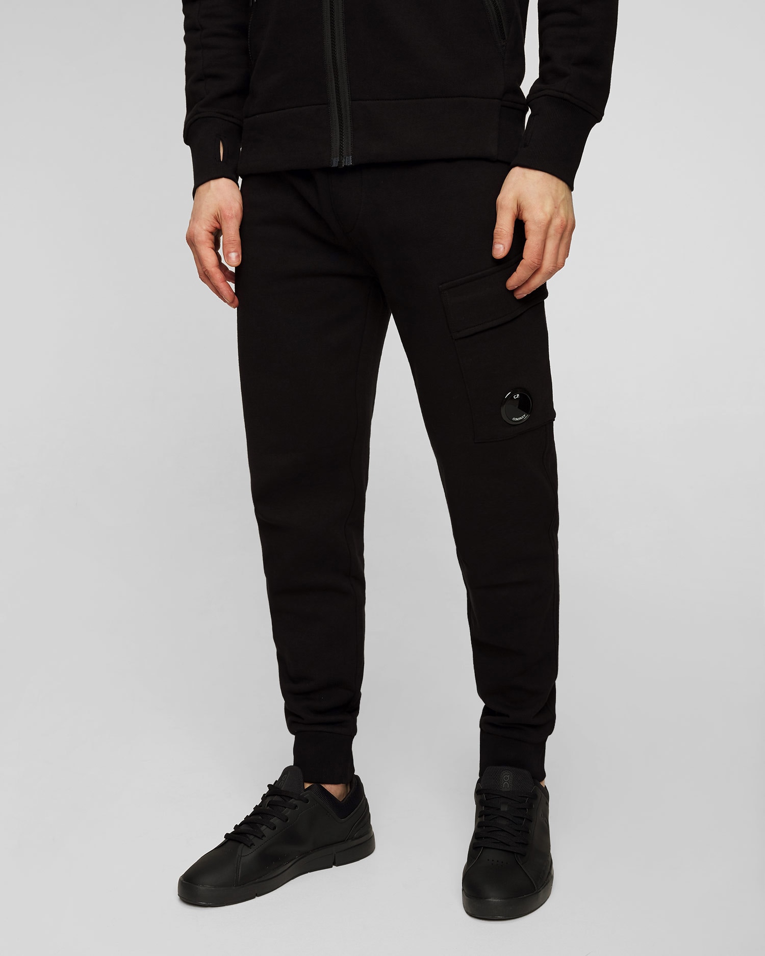 CP Company Czarne Spodnie Męskie C.p. Company