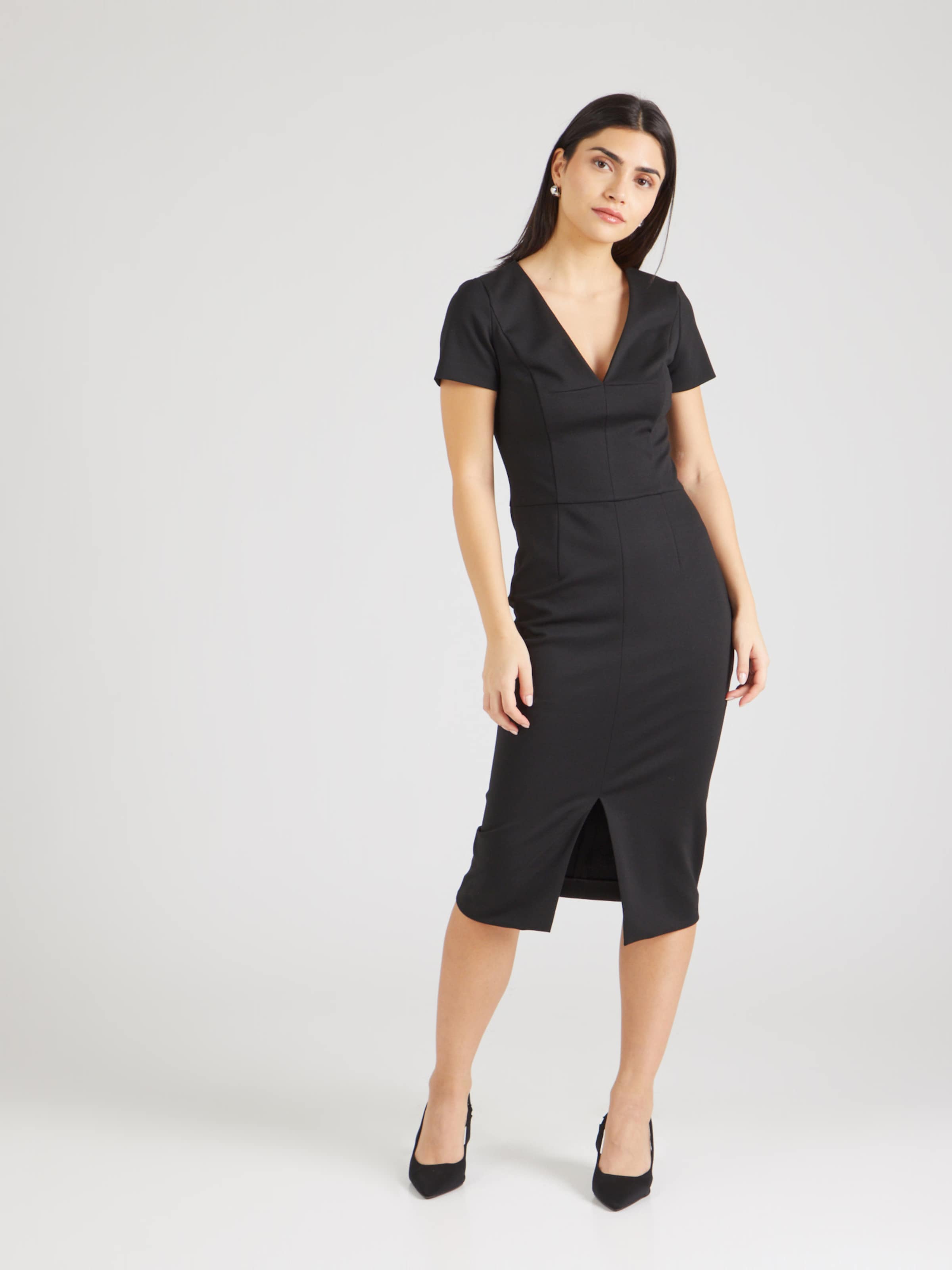 HUGO Sukienka etui czarny