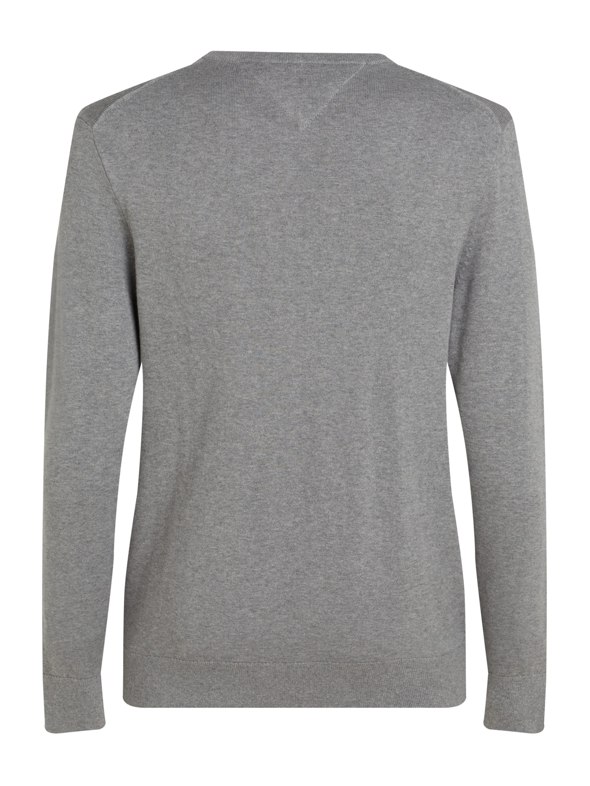 TOMMY HILFIGER Sweter 'ESSENTIAL' szary