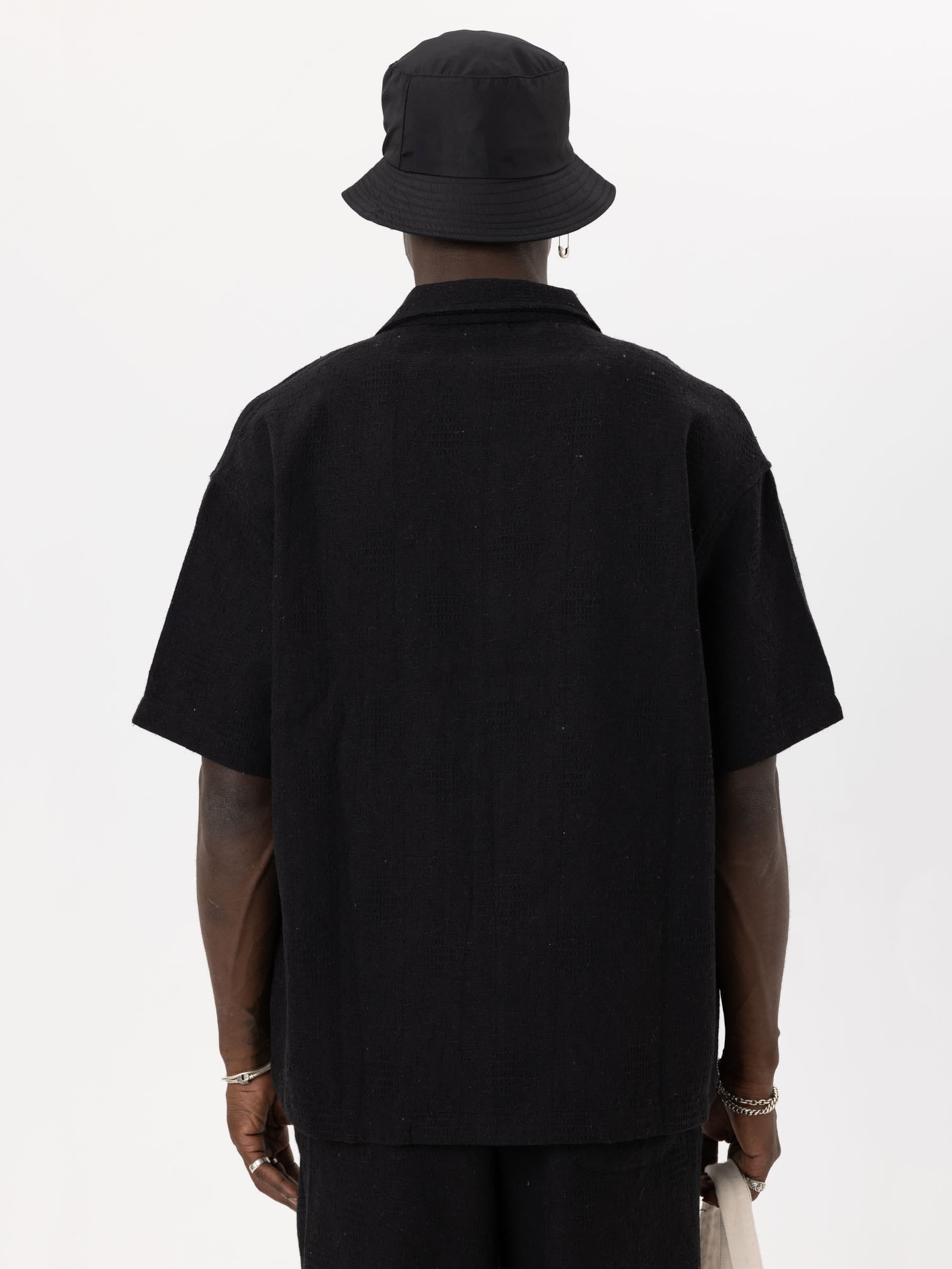 VAMOS CLO Koszula 'Lewisia' czarny