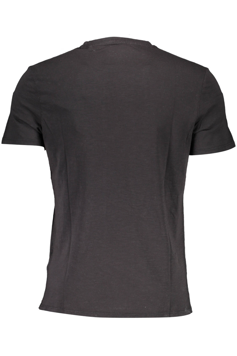 T-SHIRT MĘSKI Z KRÓTKIM RĘKAWEM GUESS JEANS CZARNY